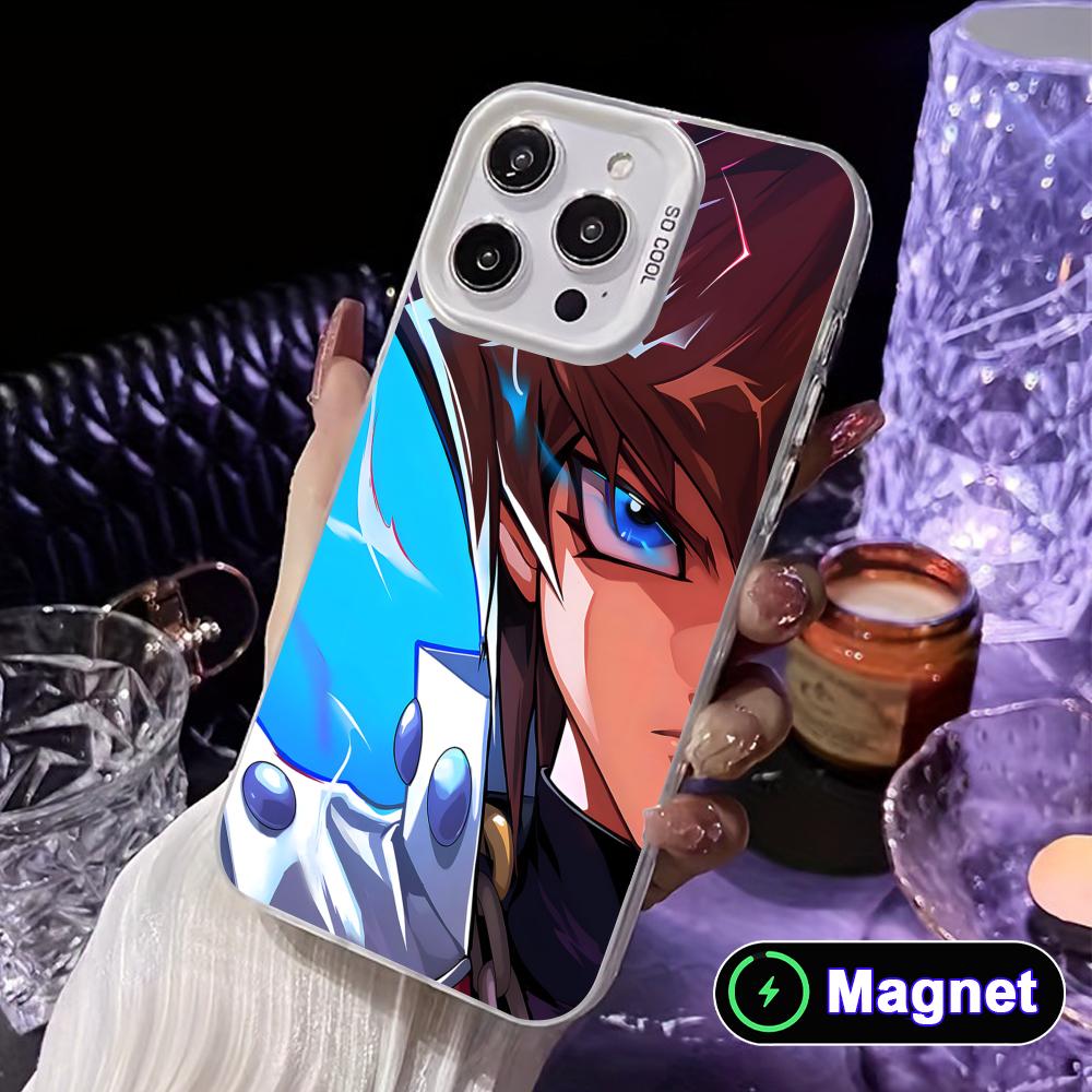 

Yugioh Seto Kaiba Phone Case for iPhone 17 16 15 14 13 12 11 X XR XS Air Pro Max Plus Colorful Silver MagSafe Cover iPhone 12