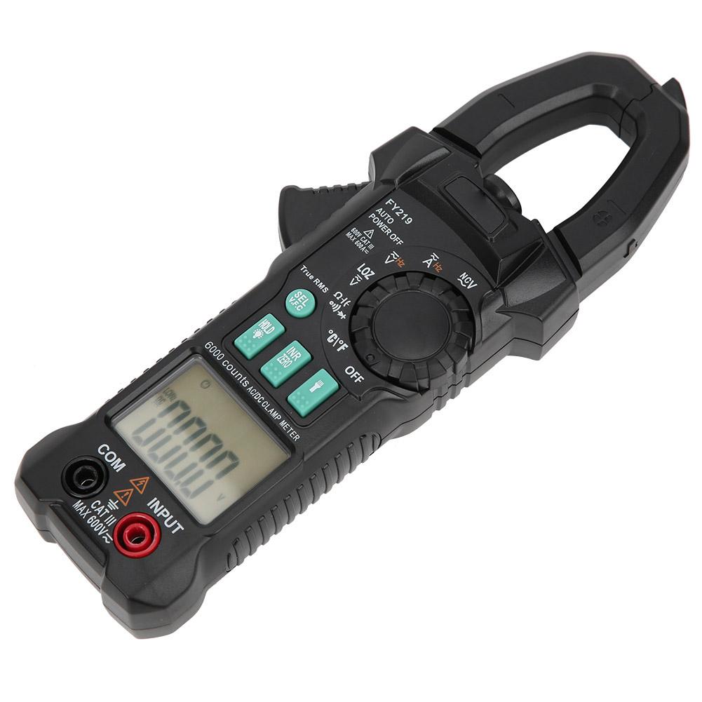 Clamp Meter FY219 High Precision Multimeter Digital Tester for Voltage Current Temperature Testing