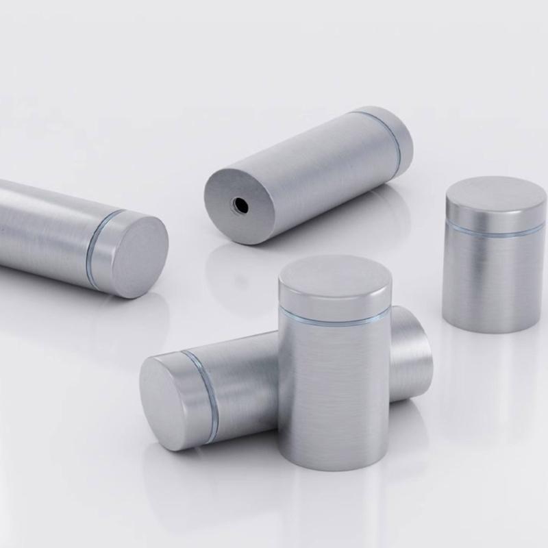  4pcs Sturdy Stainless Steel Mirror Anchors Suitable for Various Thicknesses