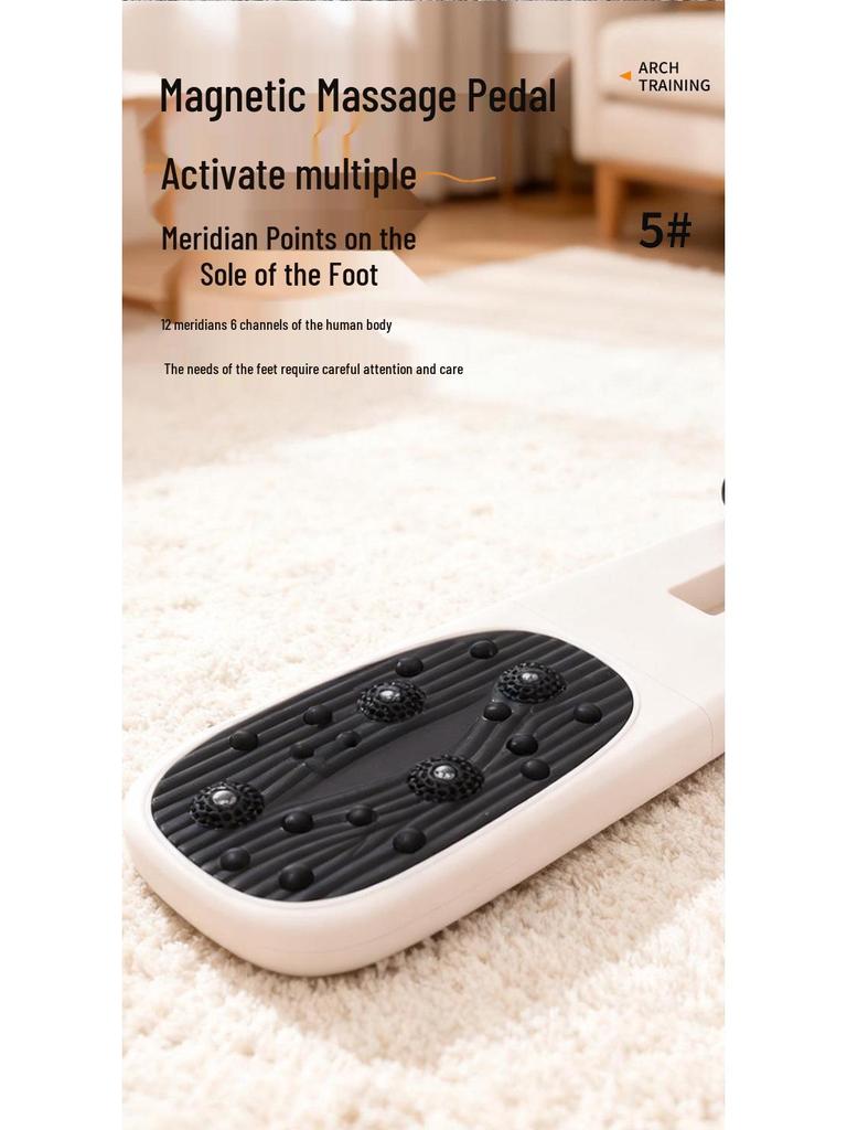 Multi-Functional Leg Trainer & Massager for Slimming, Foot Alignment & Resistance Adjustment