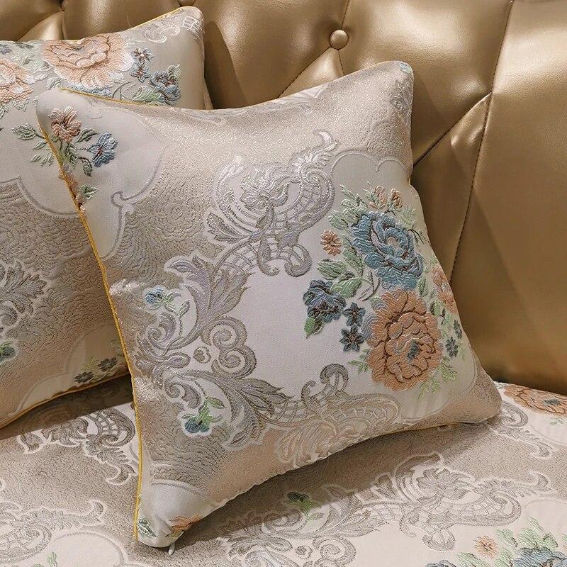 Jacquard Anti-slip Sofa Cover European Luxury Couch Cushion Living Room Decor Universal Sofa Protection