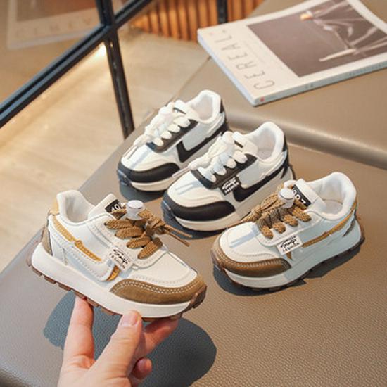 Autumn 2025 Kids' Light-Up Velcro Sneakers - Non-Slip Cartoon Design for Boys & Girls