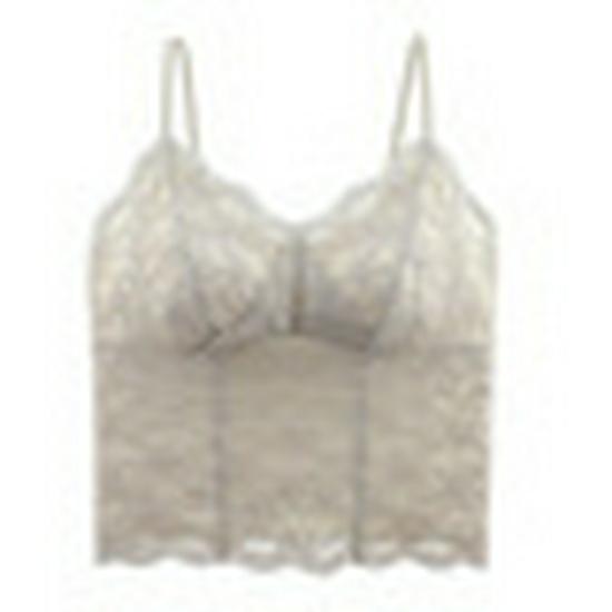 

Hot Selling Slim Lace Camisole with Chest Pads - Women s Seamless Beautiful Back Top for Spring and Summer M [80-100 lbs]