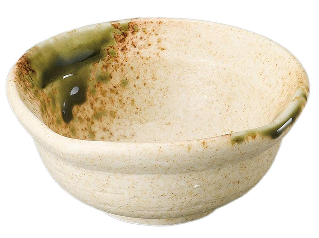 Mino Ware Kleine Kommerzielle Hergestellt in x Iga Oribe Nade Ecke Kleine Schale 9425234 Schale, Verwendung, Japan, 9.5 3.8cm, (Klein)