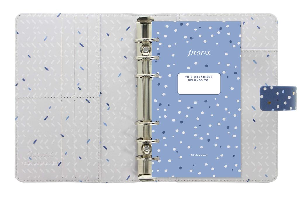 Filofax Indigo System Organizer Bible Snow 028715 (Official Import)