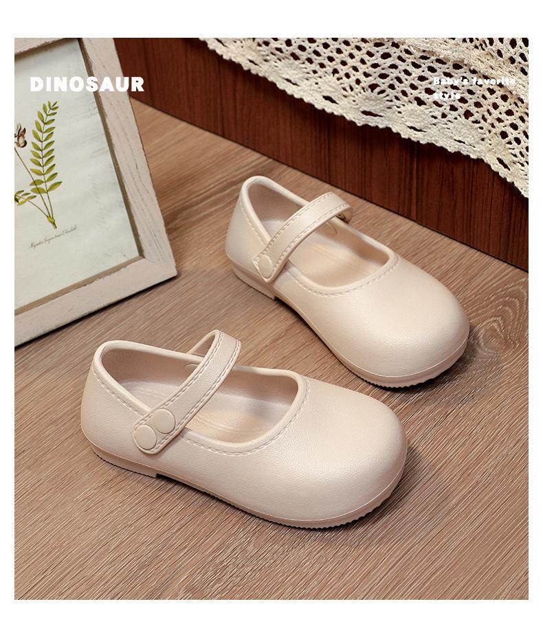 Girls' EVA Princess Shoes: Cute, All-Season School Style Moccasins with Soft Soles for Toddlers