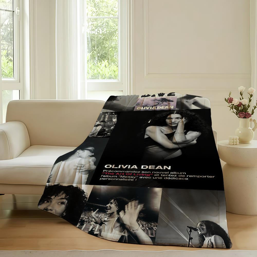 

British singer Olivia Dean Blanket For Sofa Office Bed Plane Travel Sleep Read Relax Camping Soft And Warm 75x90cm