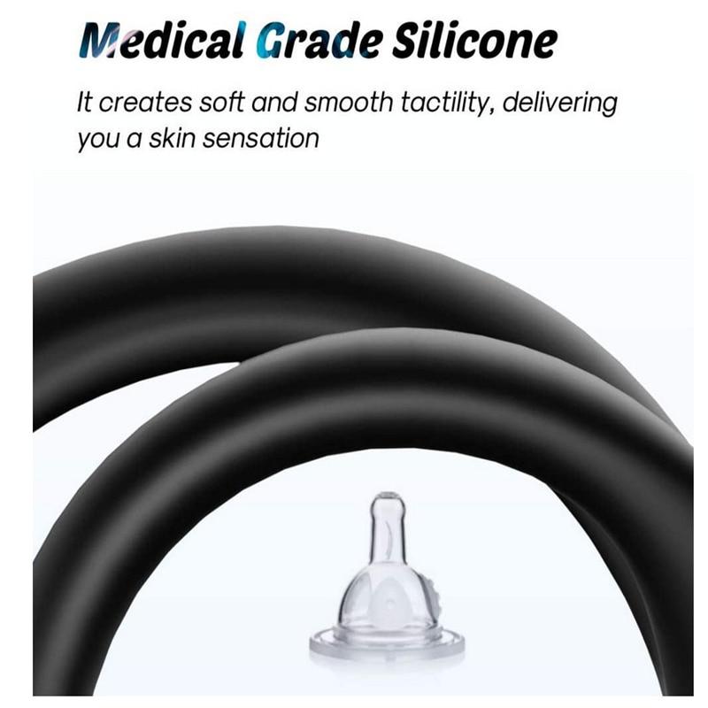 Silicone Penis Sleeve No Vibrators Sex Toys For Men Erection Prostate Massage Delay Ejaculation Scrotum Bind Adult Sex Products