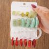 Spring and summer earrings women's design sense niche temperament earrings set multi-pair combination small fresh girl heart earrings