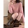 Spring and Autumn New Small Knitted Cardigan Button Design Sense Advanced Sense Embroidery Soft Waxy Sweater Jacket Women