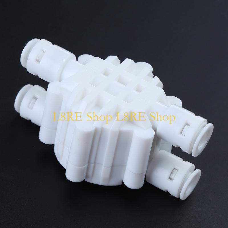 L8RE 4 Way 1/4 Port Auto Shut Off with Quick-Connect Fittings Durable