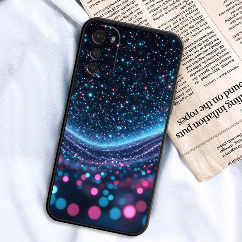 Shining creative patterns For Motorola G85 Edge 50 G24 G35 G14 G04 40 G72 G34 G G54 G13 G32 5G Black Phone Case