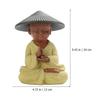 Small Ceramic Monk Tea Pet Adornment Multi-Functional Tea Infuser for Kung Fu Brewing Tearoom Decorative Supplies Living Room