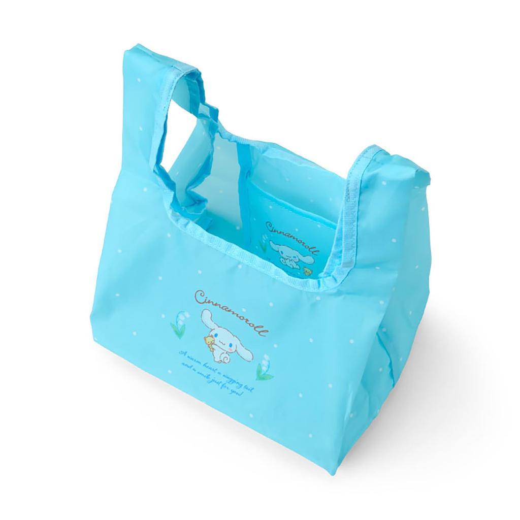 Sanrio Cinnamoroll Lunch Eco My Shopping 26cm W x 20cm D x 727024 Bag, Bag, Bag, Polyester, Approx. 35.5cm H,
