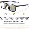 3 Pairs Reading Glasses Photochromic Classic Square Far Sight Presbyopic Glasses Anti Blue Light Blocking Ultralight Eyewear