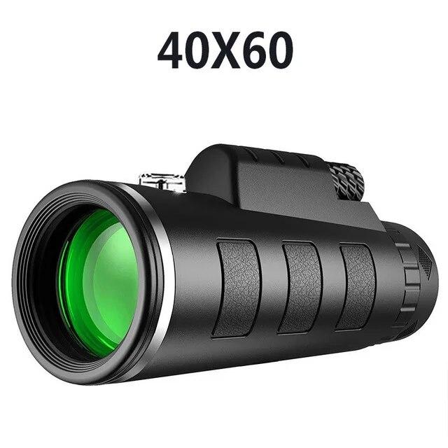 Monokular-Teleskop, militärischer Zoom, leistungsstarkes HD-Fernglas, große Reichweite, tragbar, professionelle Nachtsicht für Outdoor-Aktivitäten, Vogelbeobachtung, Wandern, Konzentrieren