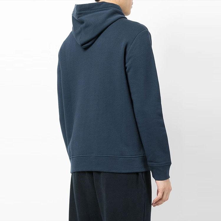 Emporio Armani Logo Pullover Long Sleeve Hoodie Men Hoodies Blue 6K1ML5-1JWXZ-0908