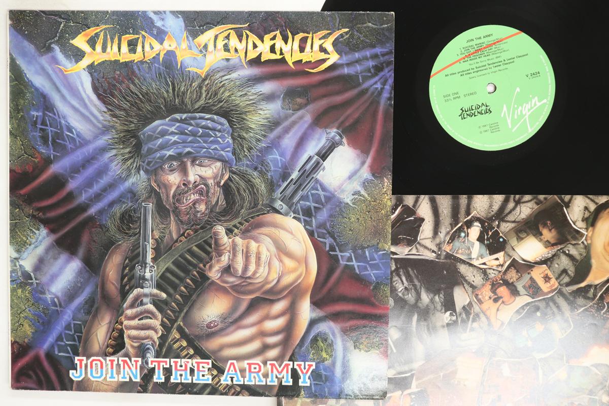 LP Record SUICIDAL TENDENCIES Join The Army V2424 VIRGIN 1987 UK Rock Used