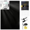 YANIBEST Blackout Sheet, Window Fabric, Window Blackout Sheet, Window Glass Privacy Sheet, Ultra Blackout Curtain, Sunshade Sheet, Blackout Film, Blac