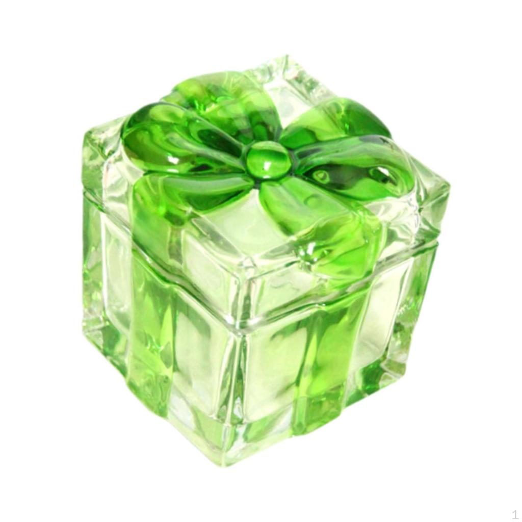 Candy Jar Sugar Bowl Glass Dish with Lid for Tea, Food, Cookies, Dried Fruit, Party