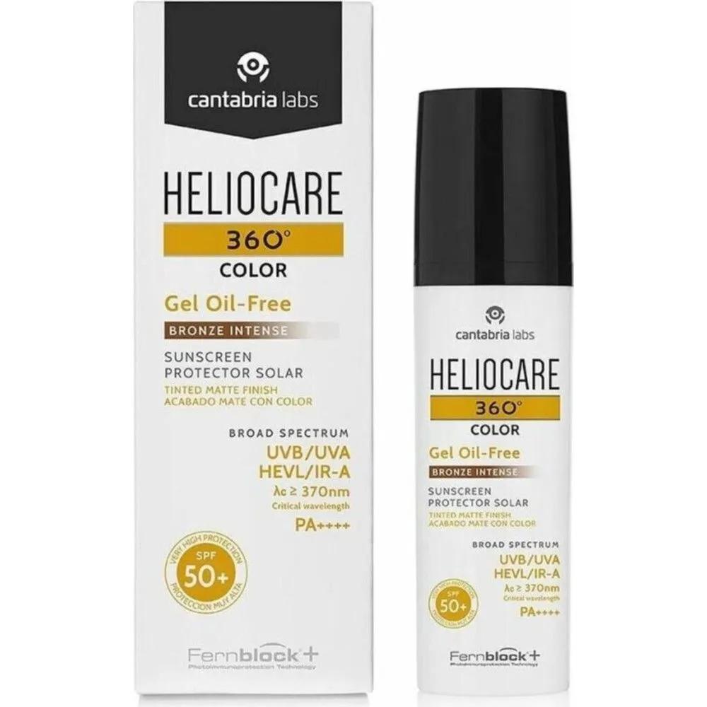 HELIOCARE 360 Color Gel Oil-Free SPF50+ 50ml Bronze Intense Sun Care Doubles As BB Cream
