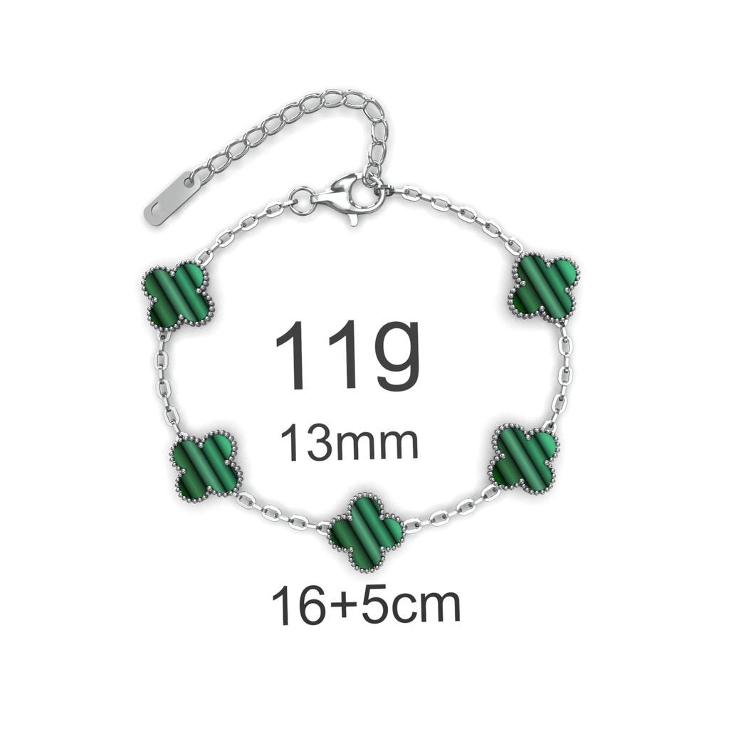 Fashion Four-leaf Clover Titanium Steel Bracelet Small Fresh Petals Personalized Colorless Ladies Bracelet