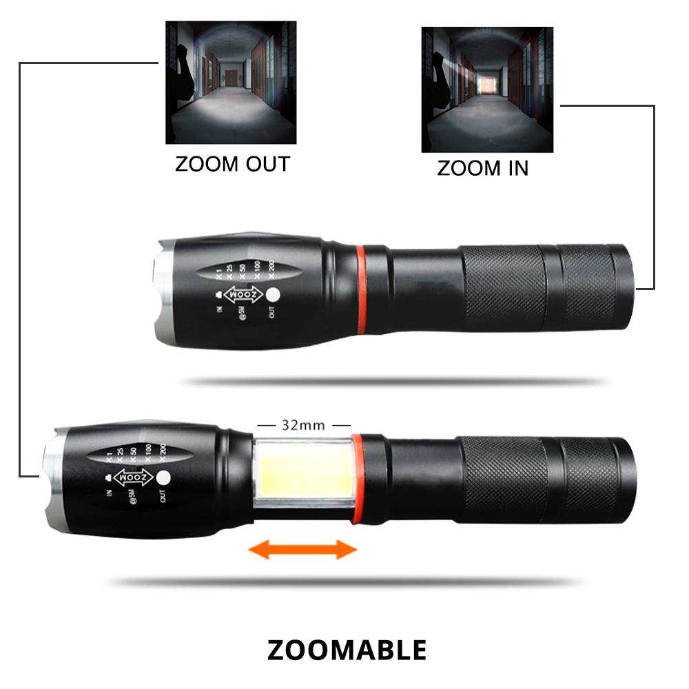 Multifunction LED Flashlight 8000 Lumens Design Tail Super Magnet Design Multifunction LED Flashlight 8000 Lumens Design Tail Super Magnet Design