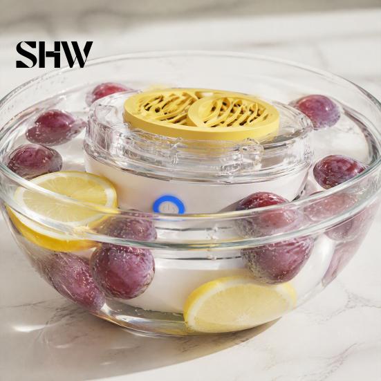 Multifunctionele Voedselreiniger Fruit- en Groentewasmachine, Draagbare Draadloze Productenreiniger, Waterdicht Apparaat voor Fruit Groenten Vlees