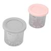 2PCS Ice Crm Pints Cup 600ml Ice Crm Container Storage Jar for   NC299AMZ NC300s