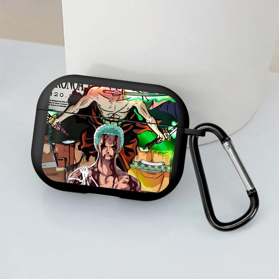 Earphone Cases Cover Case For Airpods 4 Pro3 Pro 1 3 2 Pro2 Anime One Piece Luffy Zoro