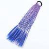 1 PCS New Girls Dirty Braids Colorful Twist Tie Wigs Ponytail Kids Hair Accessories Headbands Rubber Bands Princess Headwear