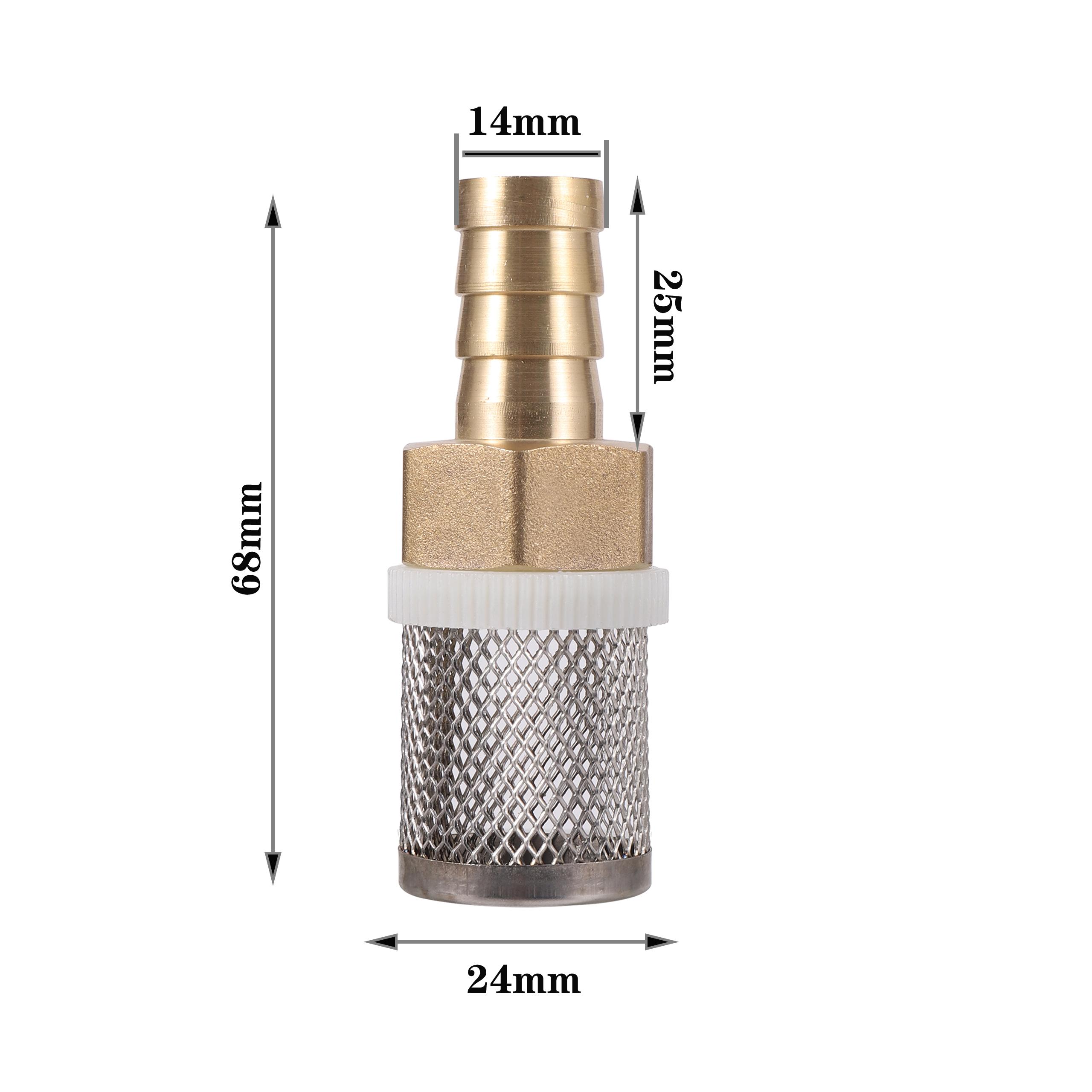 

4 ~ 20 мм шланговый фильтр из нержавеющей стали сетчатый фильтр для орошения сада мойка автомобиля аквариумный фильтр водяной насос фильтрующий аппарат 14mm