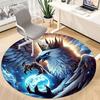 1pc Eagle Fantasy Art Chair Carpet for Office Non-Slip Mat for Office - Decorative Floor Mat  Yy251030261