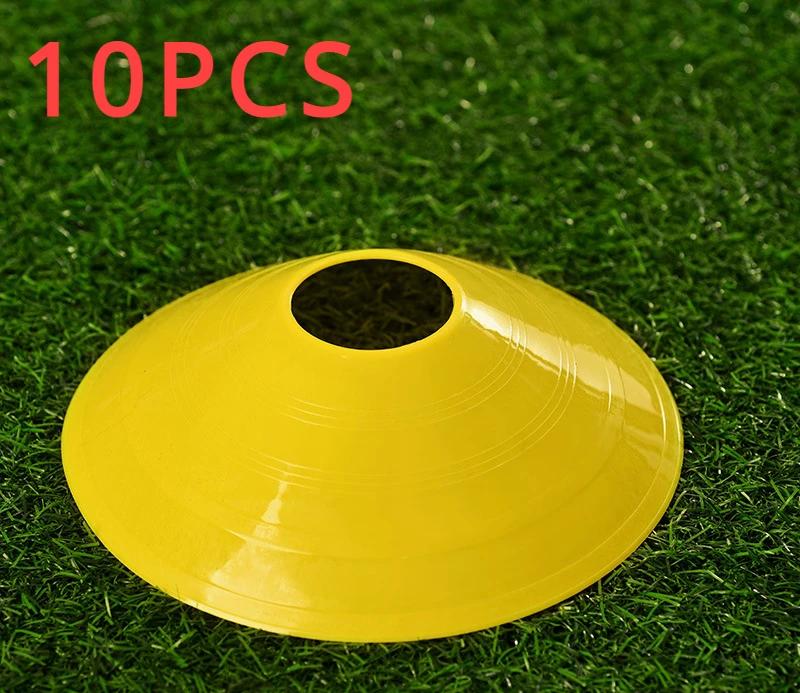10pcs Cone Set Children's Football Training Professional Disc Footwork Agility Training Obstacle Sports Training Accessories