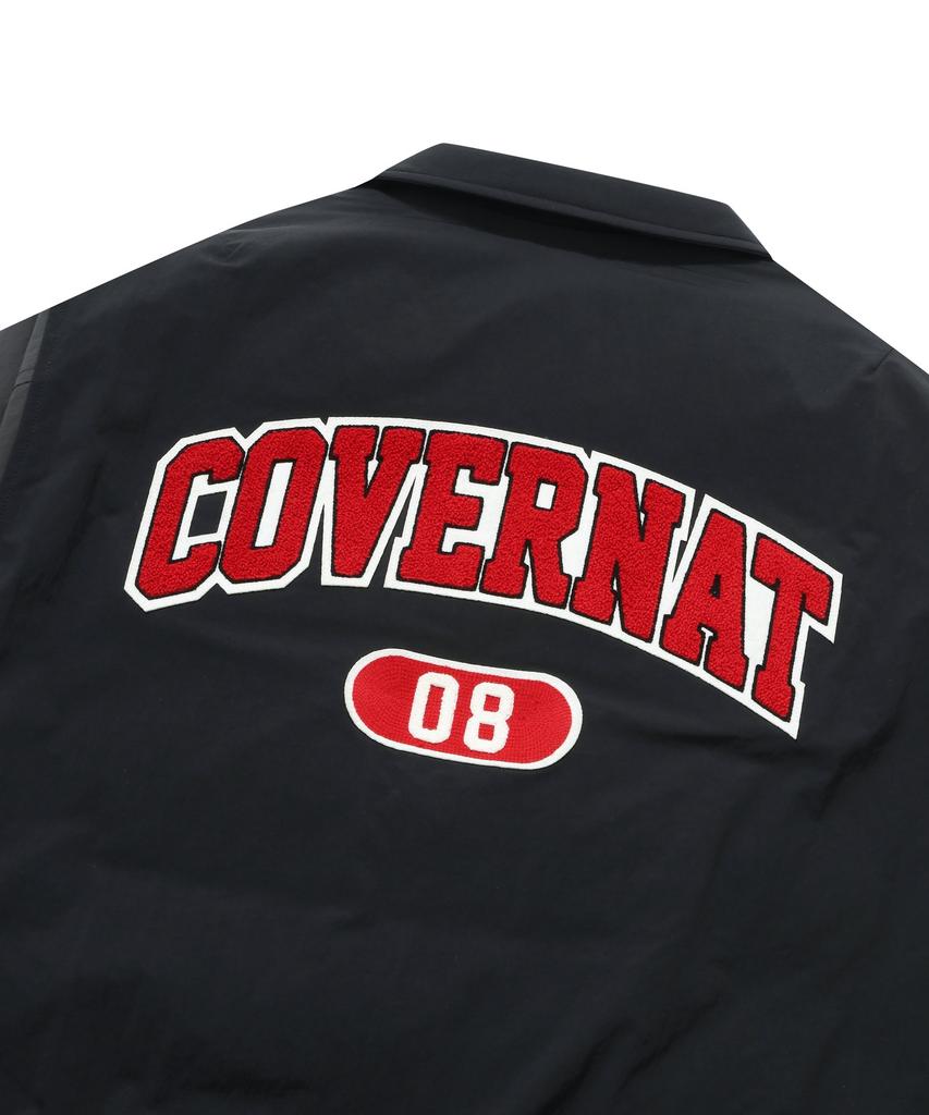 COVERNAT Rds College Collar Varsity Down Black