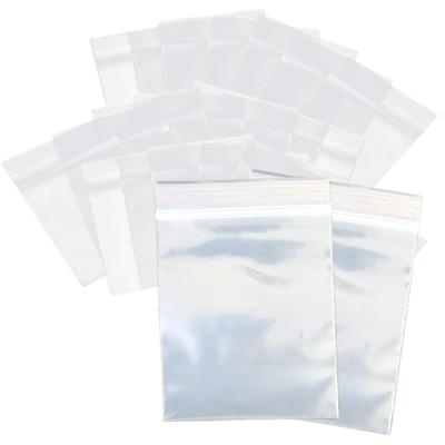 So Happy Divided Bags Zipper Mini Thick Plastic Bags with Zipper Transparent Plastic 4 X 6cm 1000 Pieces I'm