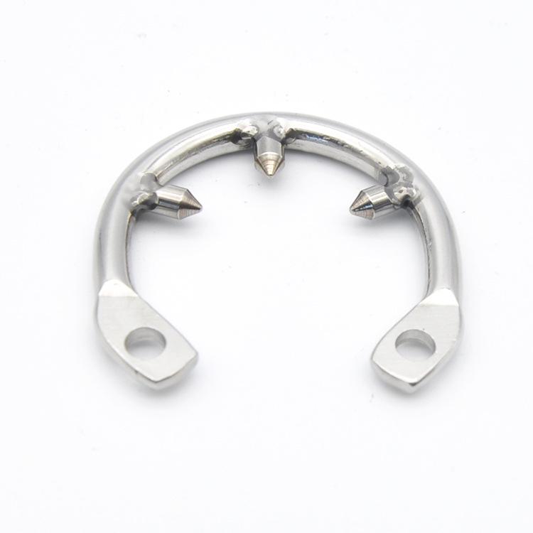 Men's Stainless Steel Chastity Lock Cage - Transgender Adult SM Training Belt
