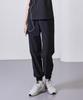 BASIC HOUSE Women'S Super Stretch Spandex Elastic Waist Jogger Pants Black