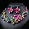 Shining Diva Fashion Necklace Jewellery Set for Women Latest Stylish Design Fancy Crystal