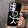 Funny Stickman Matchman Shockproof Phone Case for Samsung A17 A16 A15 A14 A37 A57 A36 A56 A26 A35 A55 A25 A34 A54 A24 A13 A23 A3