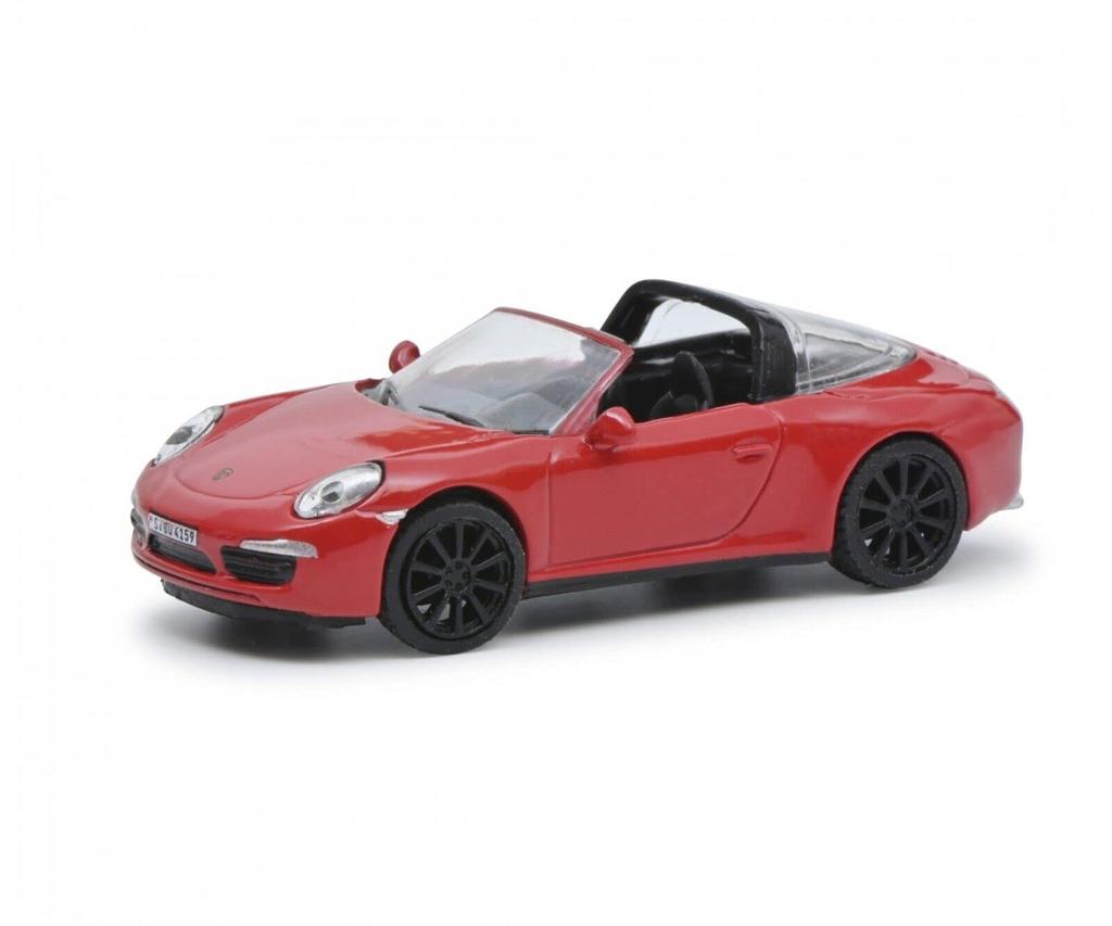 Schuco Scale Porsche 911 Targa 4S 2013 Red 1/87 (991)