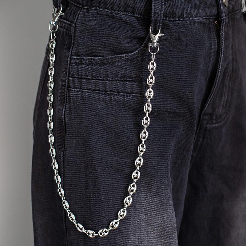 Metallkette Hüftkette Halskette Armband High-End Trendig Cool Personalisiert Jeans Kette Modeaccessoires