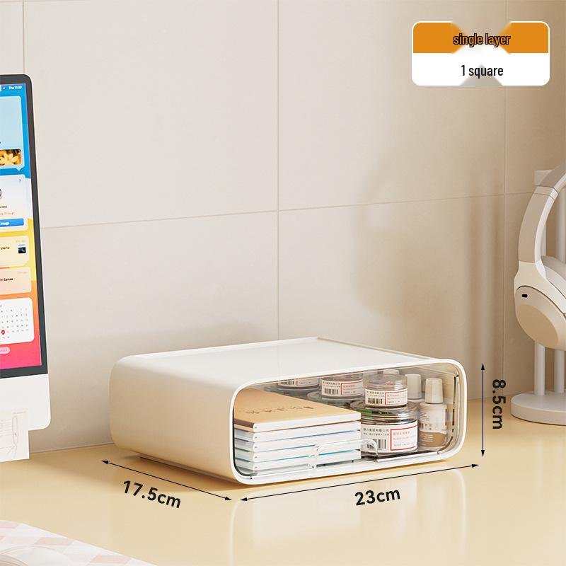 

Multi-layer Desktop Organizer: Office, Dormitory, and Cosmetics Storage Box