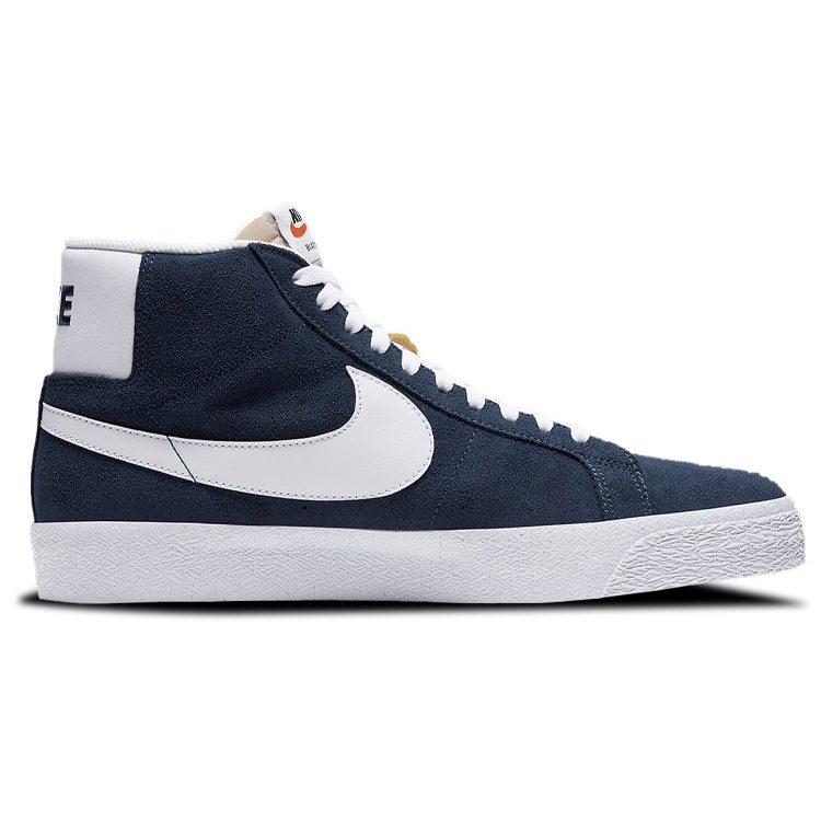 Nike Sb Zoom Blazer Mid Azul Marino Blanco 864349-401
