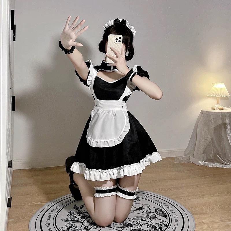 Sex lingerie cute maid halloween dress two-dimensional maid costume cos lolita cosplay costume