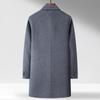 Men's 3-in-1 Wool Blend Overcoat with Detachable Goose Down Liner