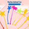 80s Nostalgic Sticky Ocean Animal Wall Crawlers - Stretchable Prank Toys for Kids
