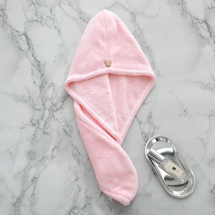 Волшебная шапочка для душа из микрофибры для женщин и девочек, полотенце, шапка для ванны для женщин, шапочка для сухих волос, быстросохнущая мягкая шапочка для женской головы-тюрбана