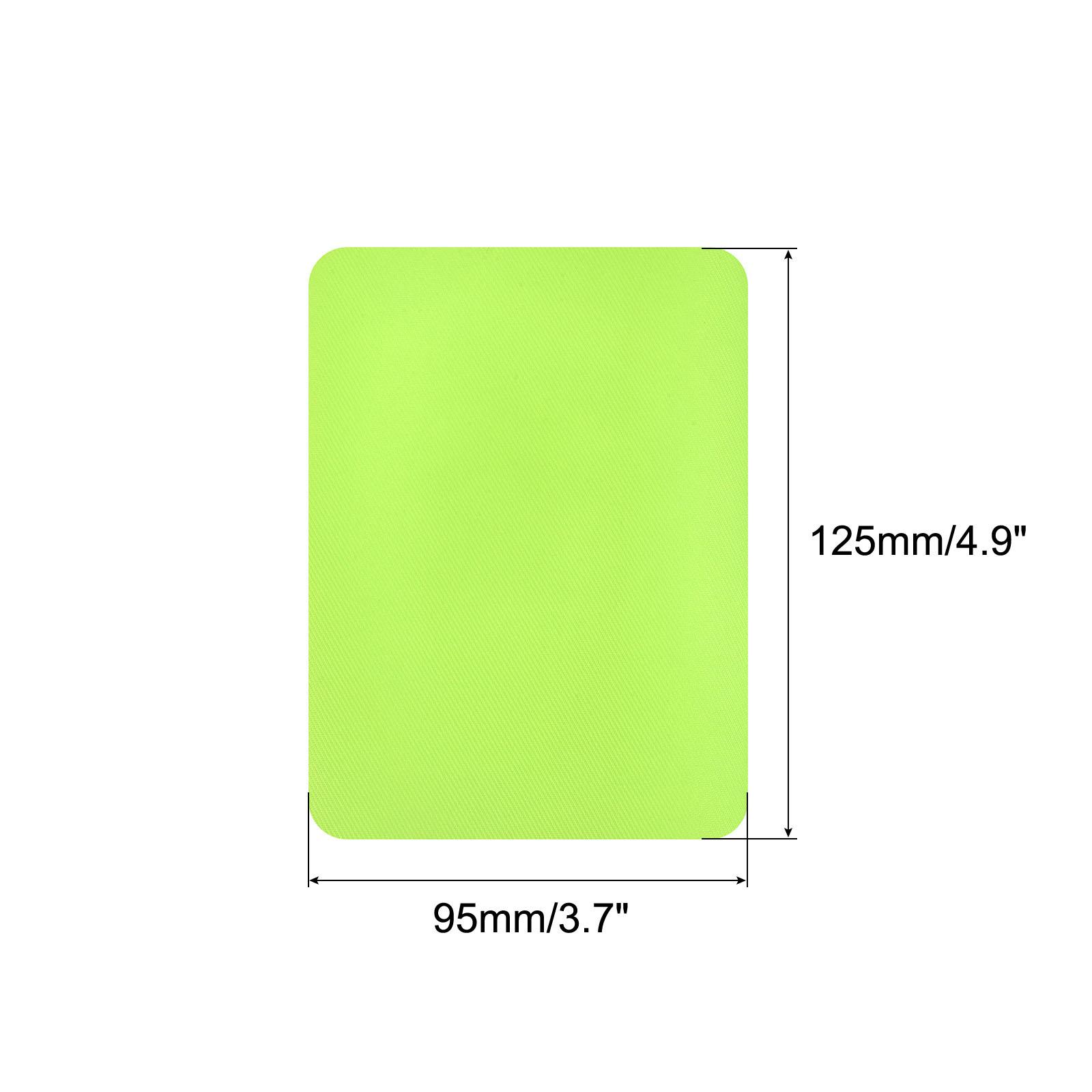 

20 шт. пришивных заплаток для ремонта одежды, заплатки для ремонта ткани, пришивной ремонтный материал, черный 4,9 x3,7 для сумок, для заделывания дыр флуоресцентный зеленый