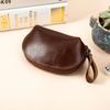 Genuine Leather Coin Purse for Women Mini Wallet Key Lipstick Storage Bag Small Cute Case